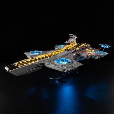 Premium Light Kit Compatible with LEGO Marvel S.H.I.E.L.D. Helicarrier 76354