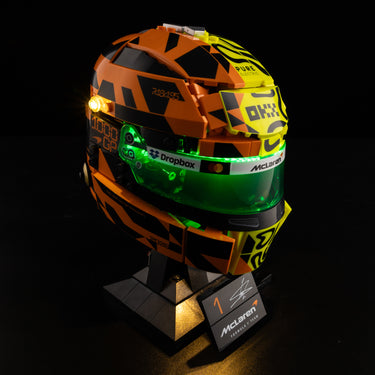 Premium Light Kit Compatible with LEGO® Editions McLaren Mastercard F1® Team Lando Norris Helmet 43023