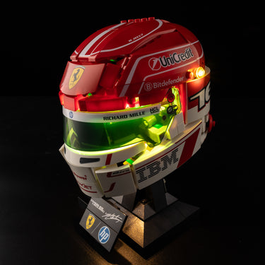 Premium Light Kit Compatible with LEGO® Editions Scuderia Ferrari HP Charles Leclerc Helmet 43014