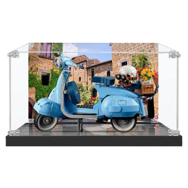 Display case for LEGO® Icons Vespa 125 10298 - ICUANUTY
