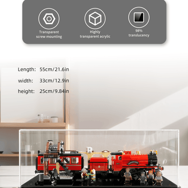 Display Case for Lego Hogwarts Express 75955 - ICUANUTY