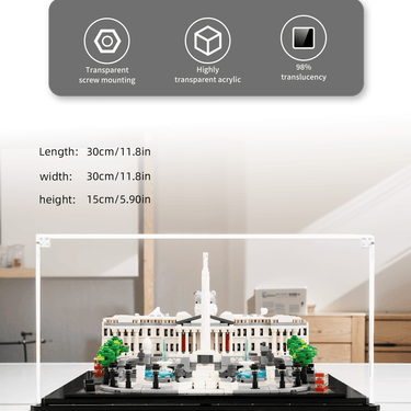 Display Case for Lego Architecture Trafalgar Square 21045 - ICUANUTY