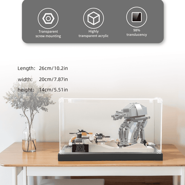Display case for LEGO Battle of Hoth - 20th Anniversary Edition 40333 - ICUANUTY