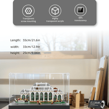 Display Case for LEGO ideas The Botanical Garden 21353 - ICUANUTY