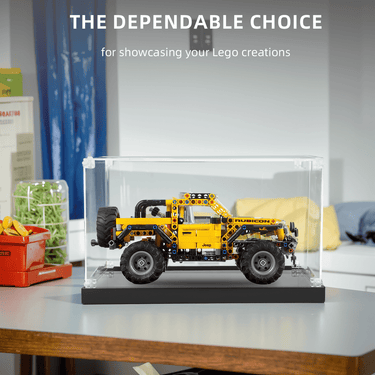 Display Case for LEGO Technic Jeep Wrangler 42122 - ICUANUTY