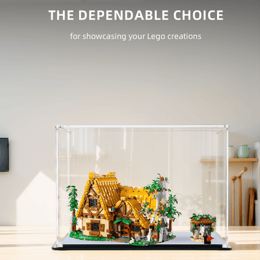 Display Case for LEGO Snow White and the Seven Dwarfs' Cottage 43242 - ICUANUTY
