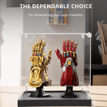 Display Case for Lego Infinity Gauntlet Glove 76191 /76223 Nano Gauntlet - ICUANUTY