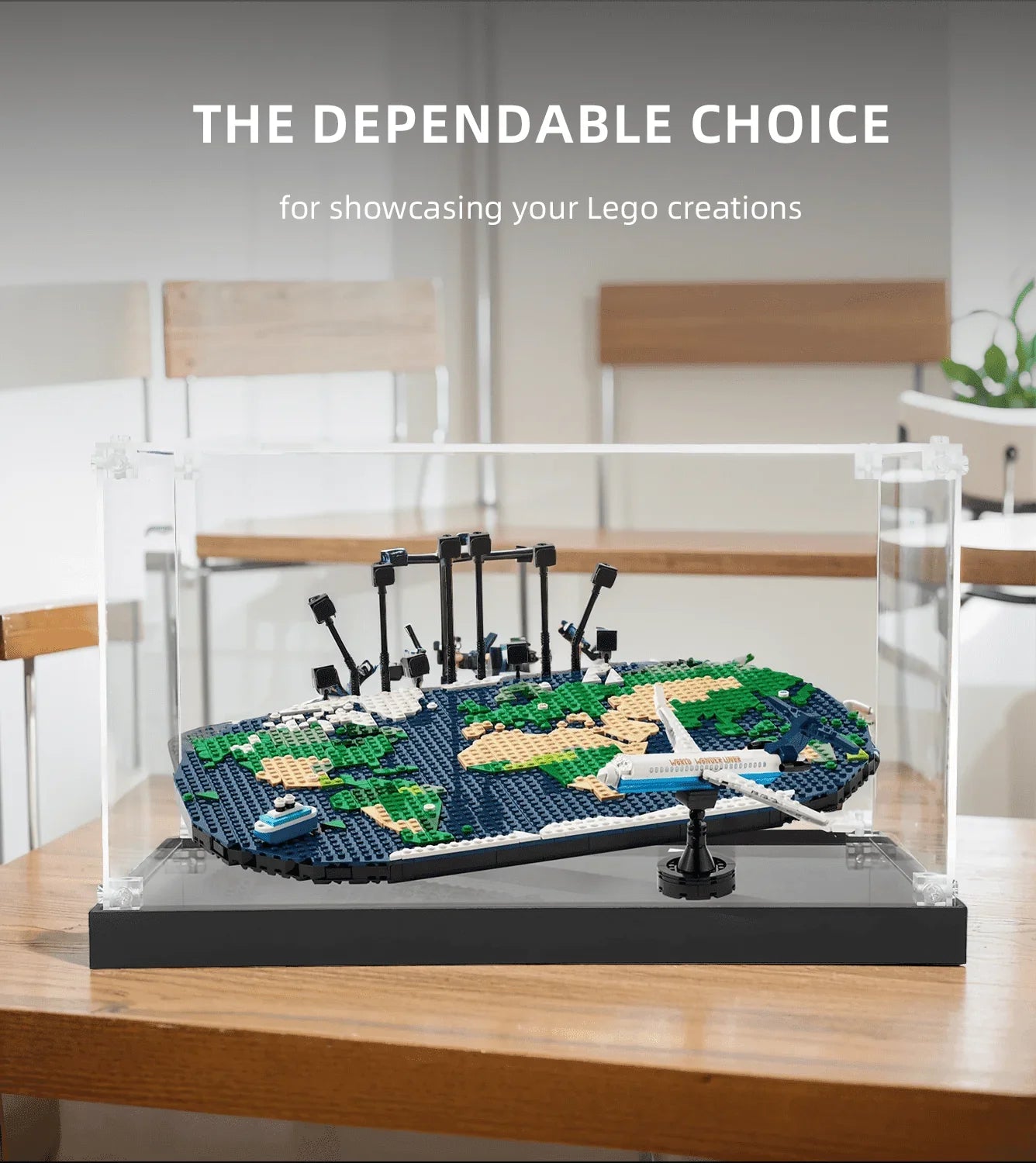 Lego Navigation Disc Display Case for Lego Navigation Footprint Map 41838 – ICUANUTY