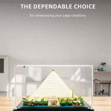 ICUANUTY-Display Case for Lego The Great Pyramid of Giza 21058 - ICUANUTY