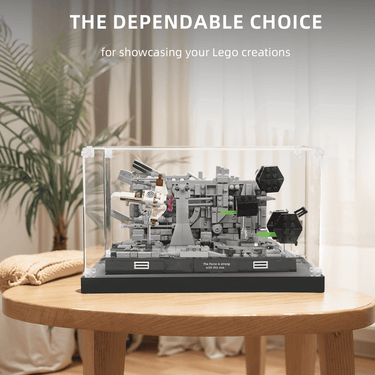 ICUANUTY-Display Case for Lego Star Wars Death Star Trench Run Diorama 75329/Death Star Trash Compactor Diorama 75339 - ICUANUTY