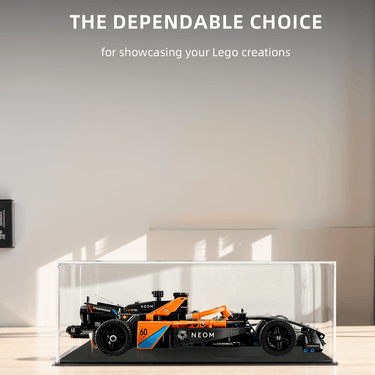Display case for LEGO NEOM McLaren Formula E Team 42169 - ICUANUTY