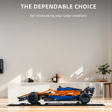 Display Case for Lego McLaren Formula 1 Race Car 42141 - ICUANUTY
