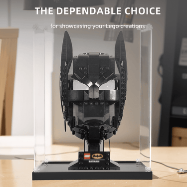 Display case for LEGO Batman Cowl 76182 - ICUANUTY