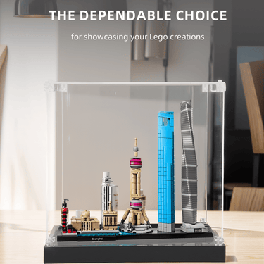 Display Case for LEGO Architecture：Shanghai 21039 - ICUANUTY