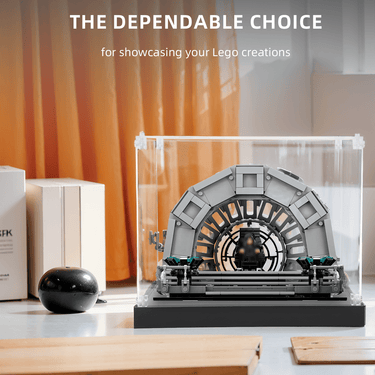 Display Case for LEGO Emperor's Throne Room Diorama 75352 - ICUANUTY