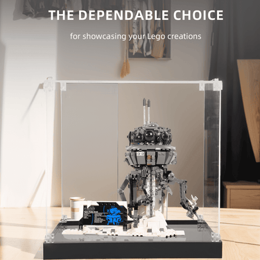 Display Case for LEGO Star Wars Imperial Probe Droid 75306 - ICUANUTY