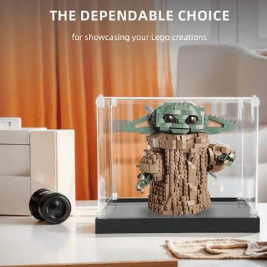 Display Case for LEGO Star Wars: The Mandalorian The Child 75318 - ICUANUTY
