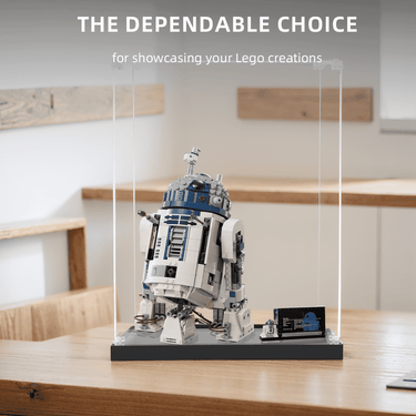 Display case for LEGO Buildable R2-D2 75379 - ICUANUTY