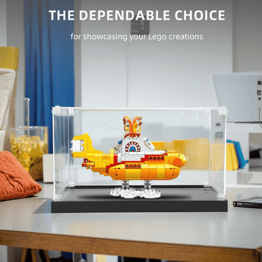 Display Case for Lego The Beatles Yellow Submarine 21306 - ICUANUTY
