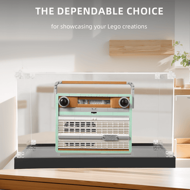 Display Case for LEGO Creator Retro Radio 10334 - ICUANUTY