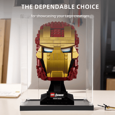 Display Case For LEGO Marvel Iron Man Bust 76165 - ICUANUTY