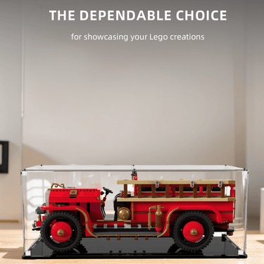 Display Case for Lego Bricklink Antique Fire Engine BL 19002 - ICUANUTY