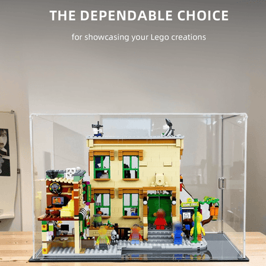 Display Case for Lego Ideas 123 Sesame Street 21324 - ICUANUTY