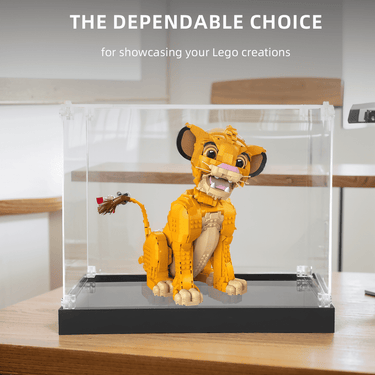 Display case for LEGO Young Simba the Lion King 43247 - ICUANUTY