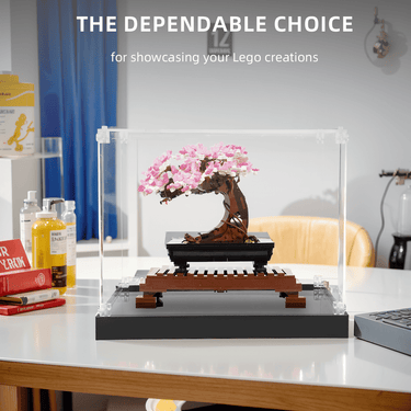 Display Case for Lego Icons Bonsai Tree 10281 - ICUANUTY