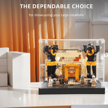 Display Case for LEGO Indiana Jones Escape from Lost Tomb 77013 - ICUANUTY