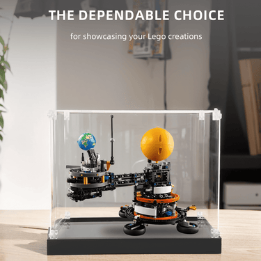 Display case for LEGO Technic Planet Earth and Moon in Orbit 42179 - ICUANUTY