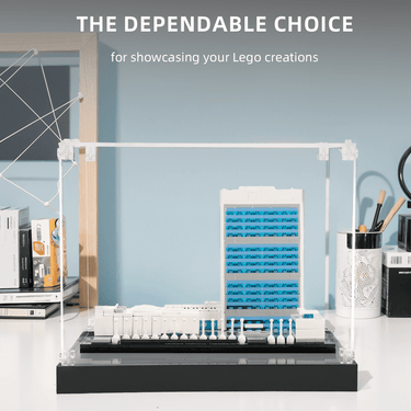 Display case for LEGO Architecture：United Nations Headquarters 21018 - ICUANUTY