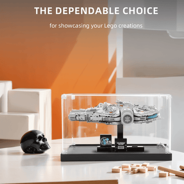 Display Case for LEGO Star Wars Millennium Falcon 75375 - ICUANUTY