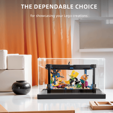 Display Case for LEGO Creator 3in1 Fish Bowl 31122 - ICUANUTY