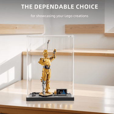 Display Case for LEGO Buildable C3PO 75398 - ICUANUTY