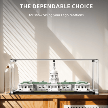 Display Case for Lego Architecture United States Capitol Building 21030 - ICUANUTY