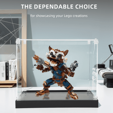 Display case for LEGO Rocket & Baby Groot 76282 - ICUANUTY