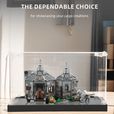 Display Case for LEGO Hagrid's Hut: Buckbeak's Rescue 75947 - ICUANUTY