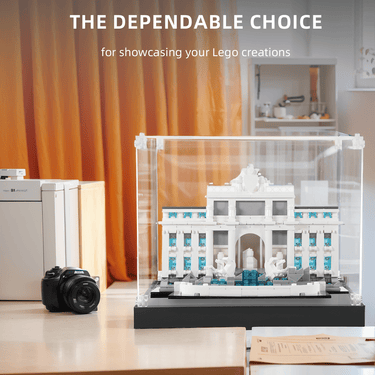 Display case for LEGO Architecture Trevi Fountain Display 21020 - ICUANUTY