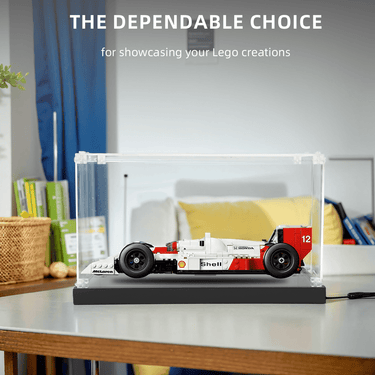 Display case for LEGO McLaren MP4/4 & Ayrton Senna 10330 - ICUANUTY