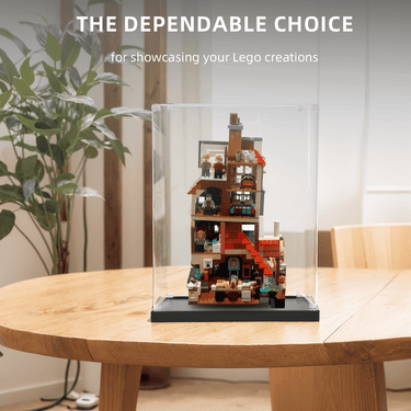 Display case for LEGO Harry Potter Attack on The Burrow 75980 - ICUANUTY