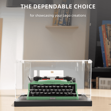 Display Case for Lego Ideas Typewriter 21327 - ICUANUTY