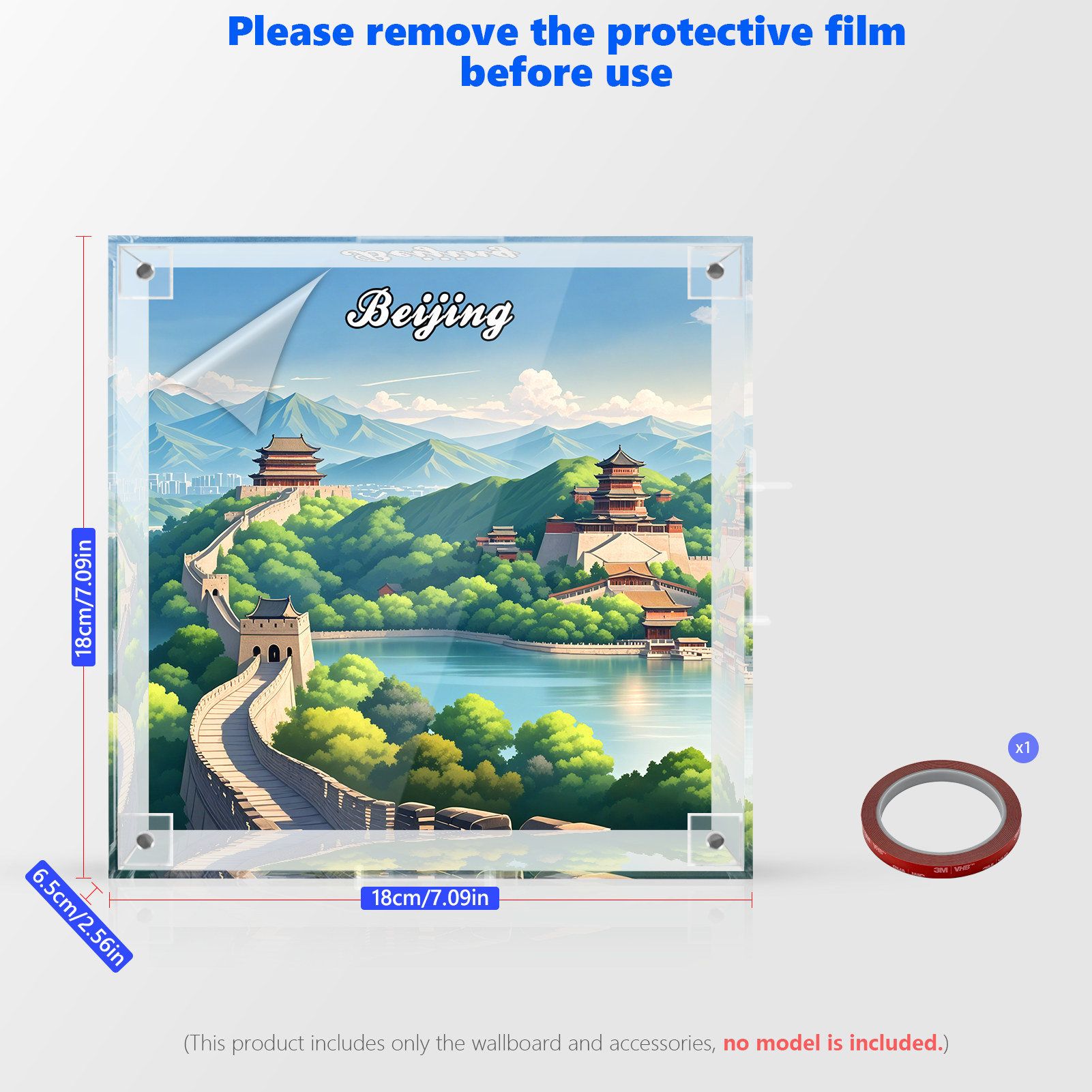 Display Frame for LEGO Beijing Postcard Integrated Acrylic 40654 – 3D ...