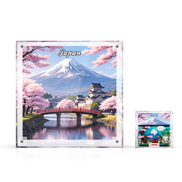 Display Frame for LEGO Japan Postcard Integrated Acrylic 40713 – 3D Wall Art & Desk Showcase
