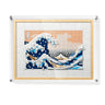 Premium Wall-Mounted Display Case for LEGO® Art Hokusai – The Great Wave 31208 - ICUANUTY