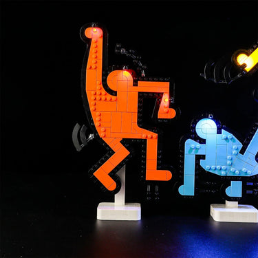 Light Kit for LEGO® Art Keith Haring – Dancing Figures 31216 - ICUANUTY