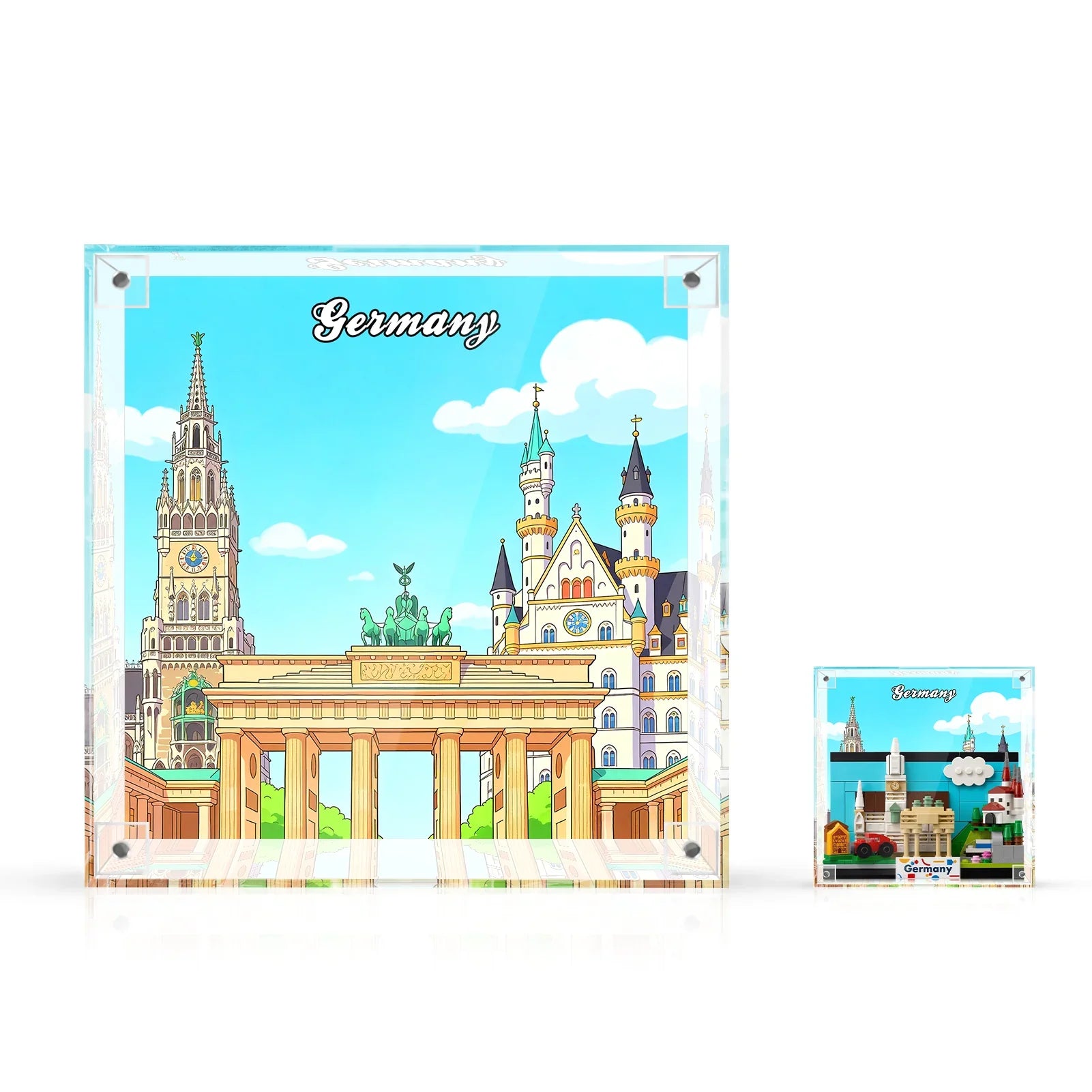 Display Frame for LEGO Germany Postcard Integrated Acrylic 40954 – 3D ...