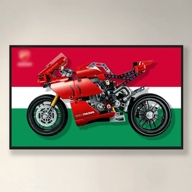 Wall Display Frame for Ducati Panigale V4 R 42107(50cm x 30cm) - ICUANUTY