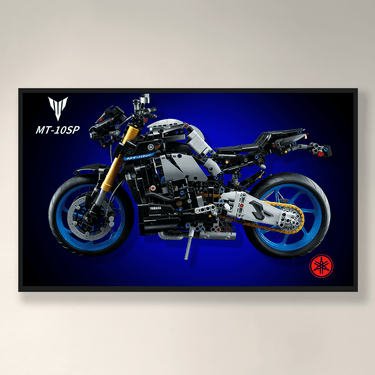 Display WallBoard for Lego Yamaha MT-10 SP 42159 - ICUANUTY