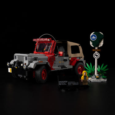 Premium Light Kit Compatible with LEGO® Jurassic World™ Jurassic Park Jeep® Wrangler 77984